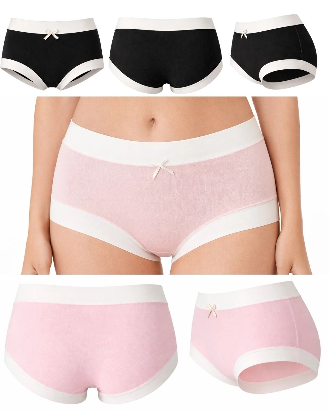 Un Real Underwear 2006 Kadın Pamuklu Yüksek Bel Külot 5’li Set