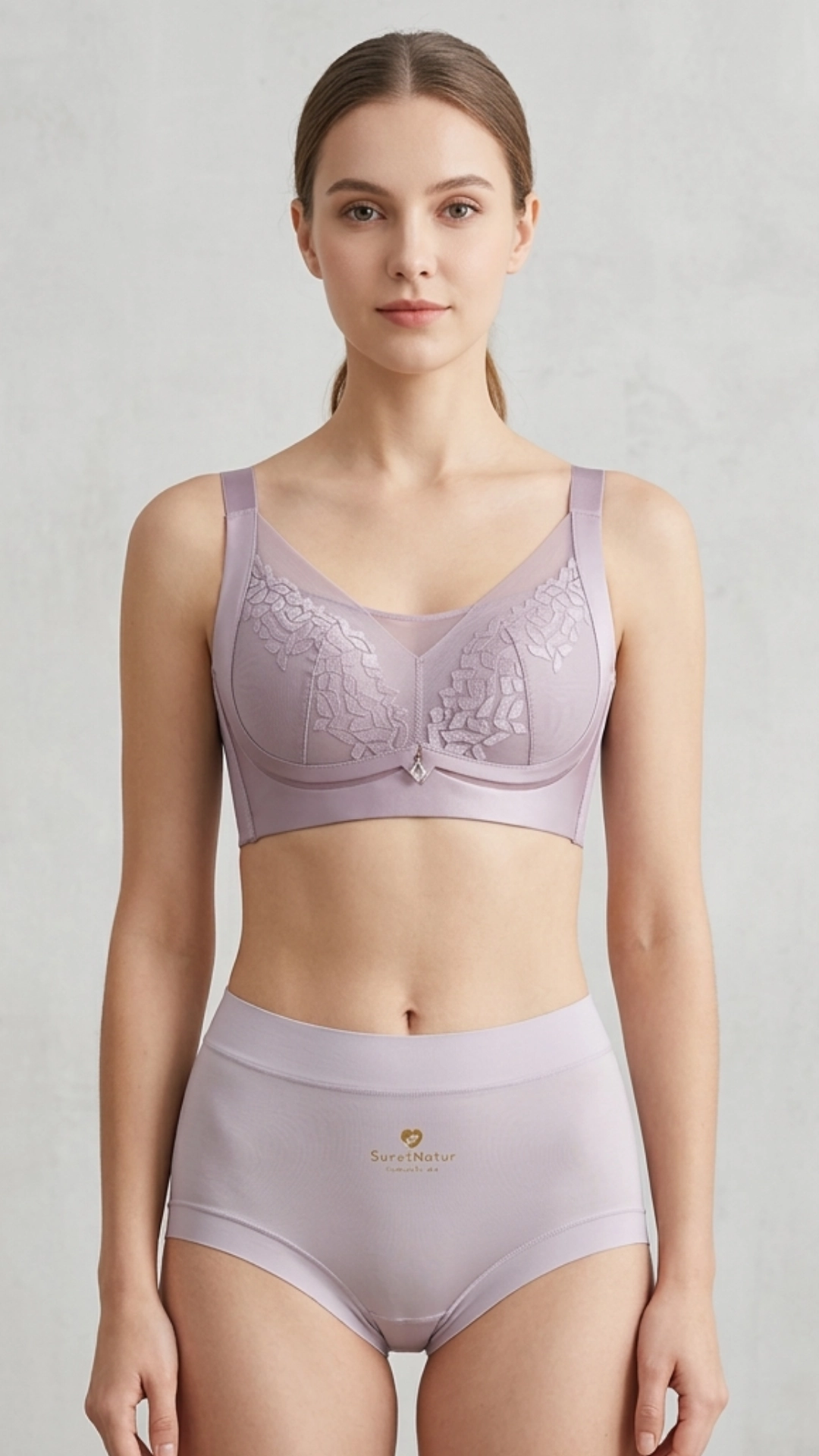 Un Real Underwear 910 Kadın Dantel Detaylı Yüksek Bel Külot 5’li Paket Karışık Renk L-XL