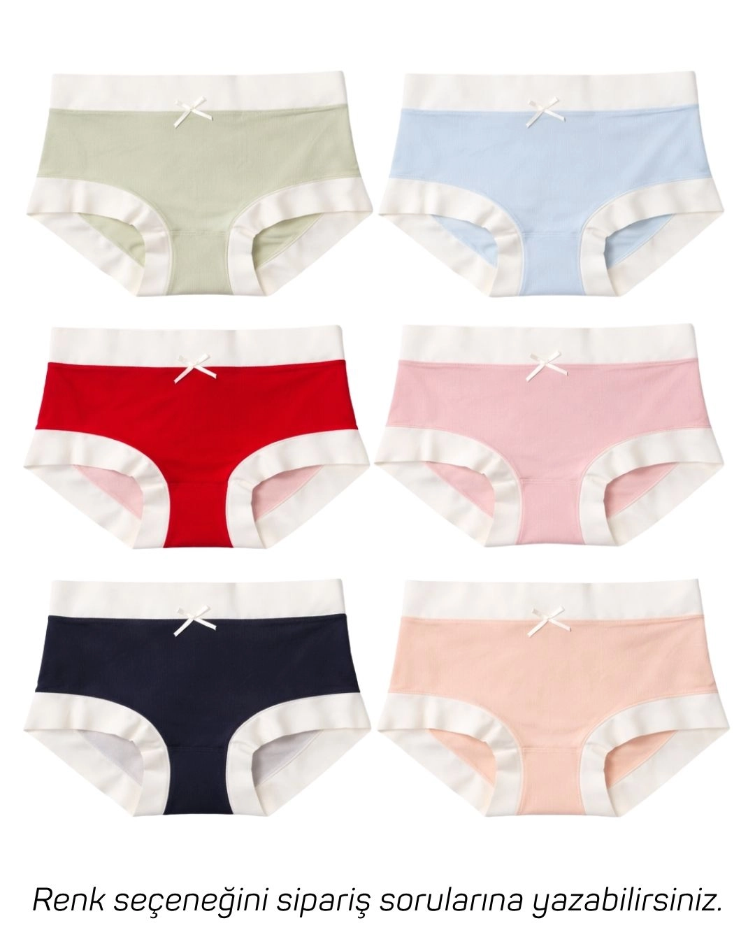 Un Real Underwear 2006 Kadın Pamuklu Yüksek Bel Külot 5’li Set
