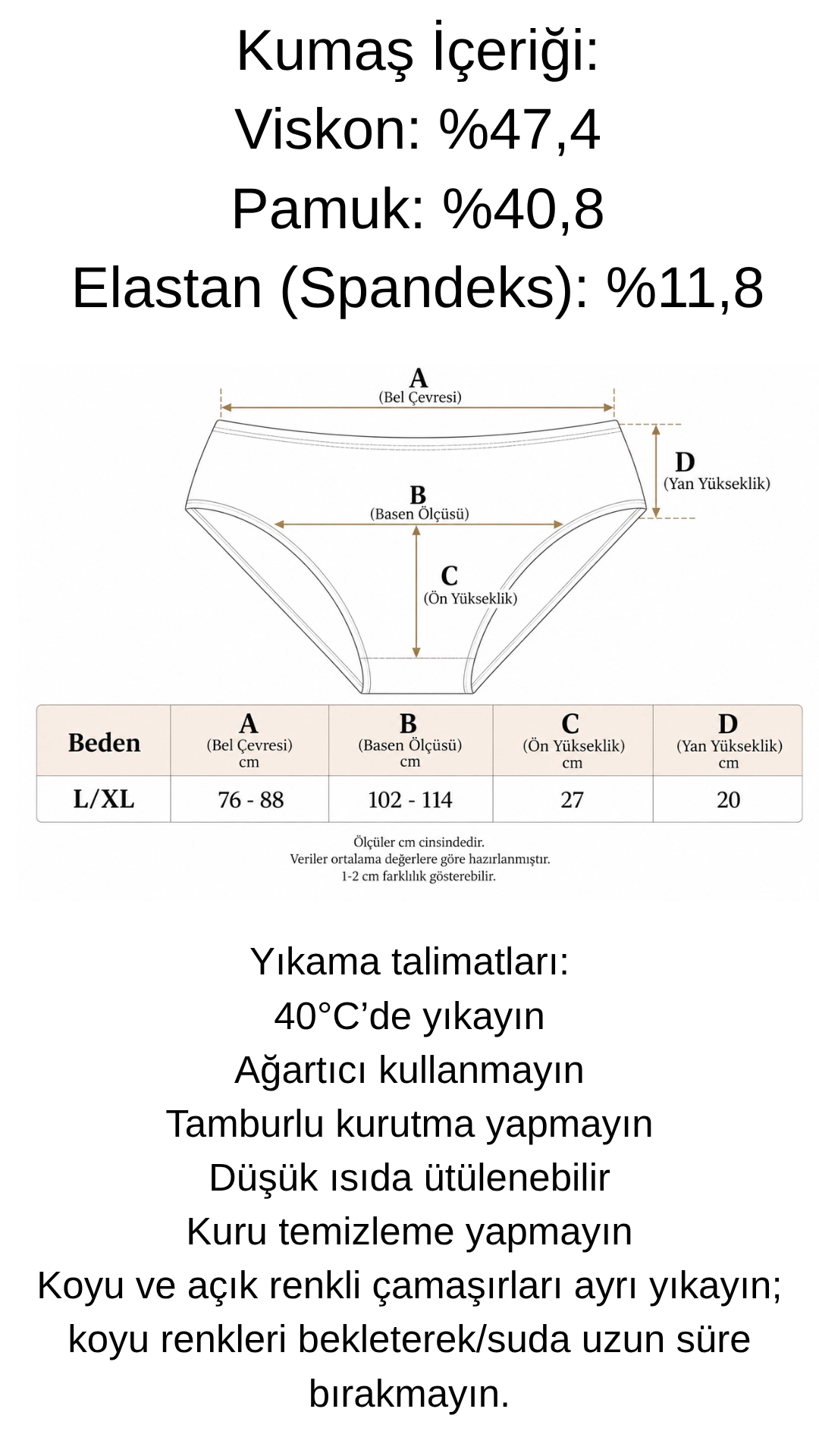 UN REAL 3’lü Kadın Düşük Bel Korseli Külot Seti