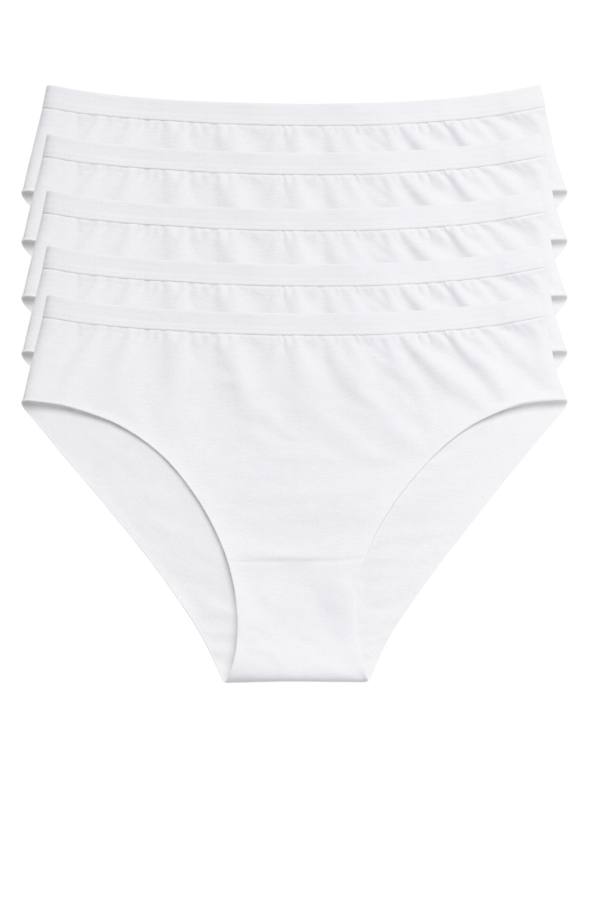 5’li Paket Kadın Slip Külot Lazer Kesim Dikiş İzi Yapmaz Esnek Pamuk Modal M/L/XL
