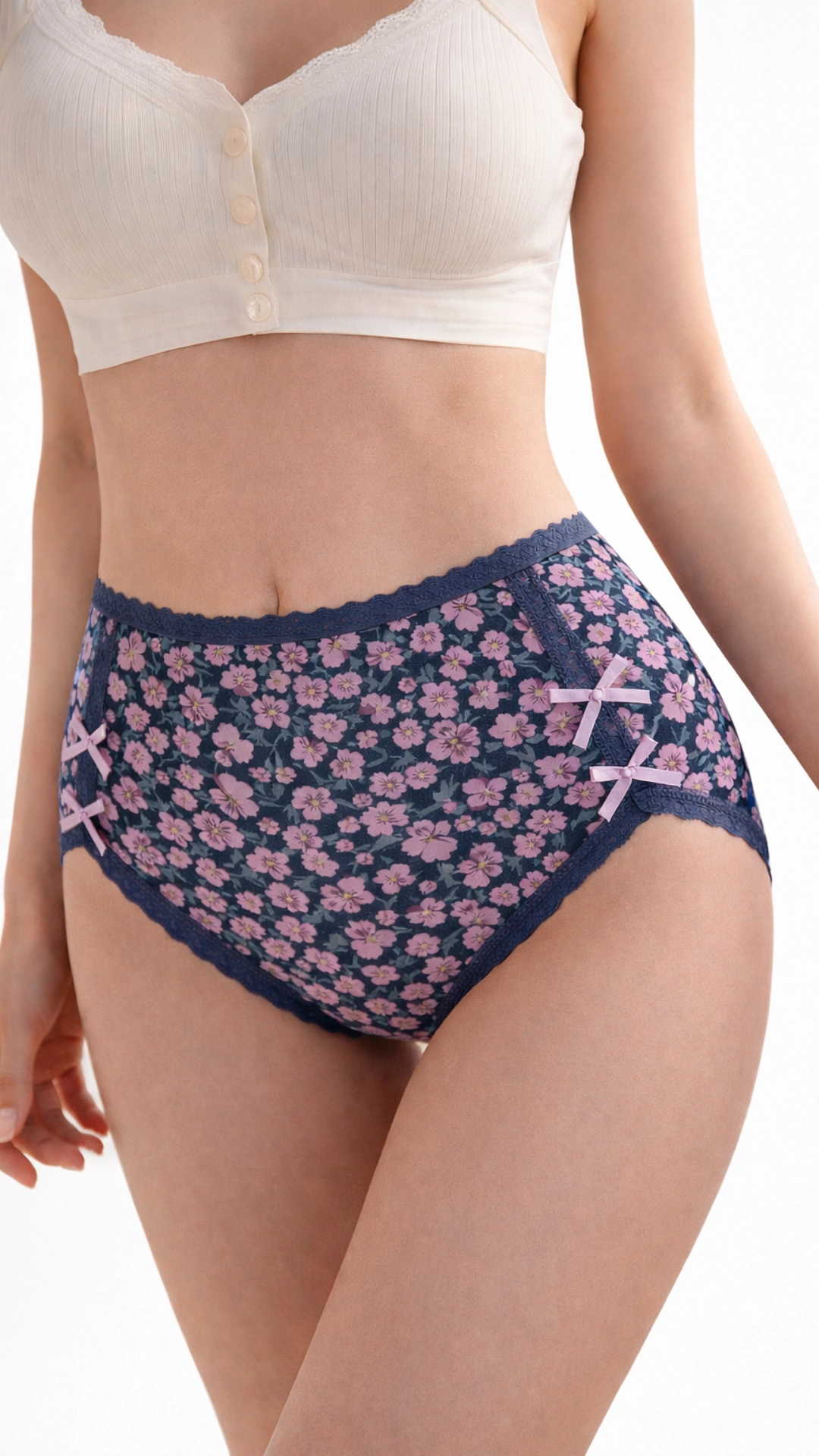 Un Real Underwear 9313 Kadın Desenli Külot 1 Pakette 5 Adet