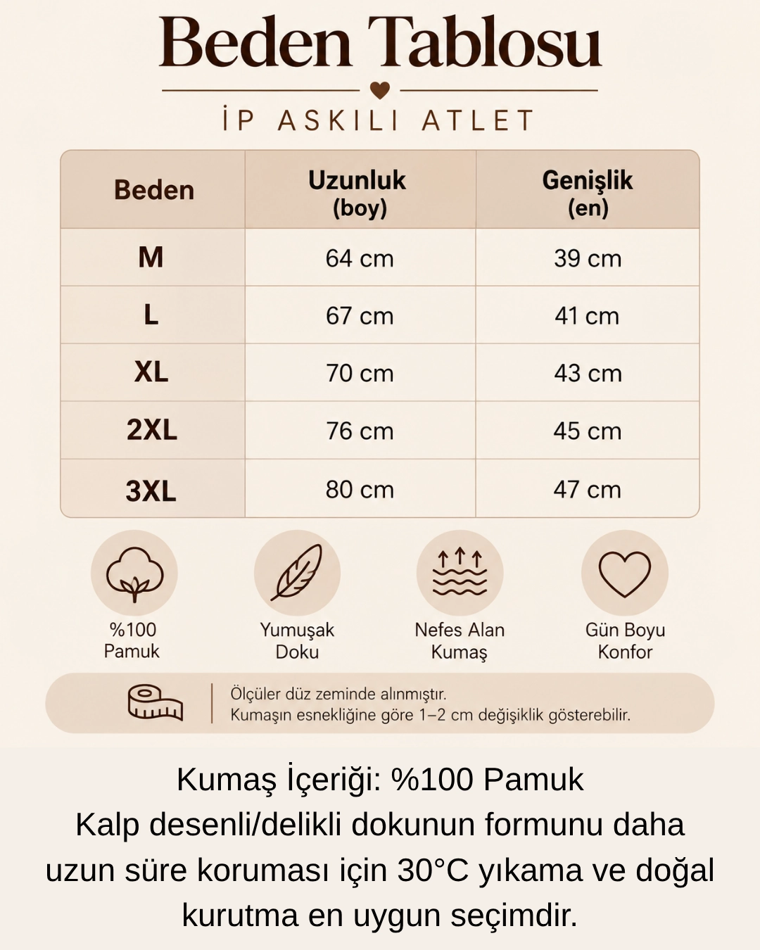 UN REAL Özten Kadın İp Askılı Ribana %100 Pamuk Atlet 3’lü Paket