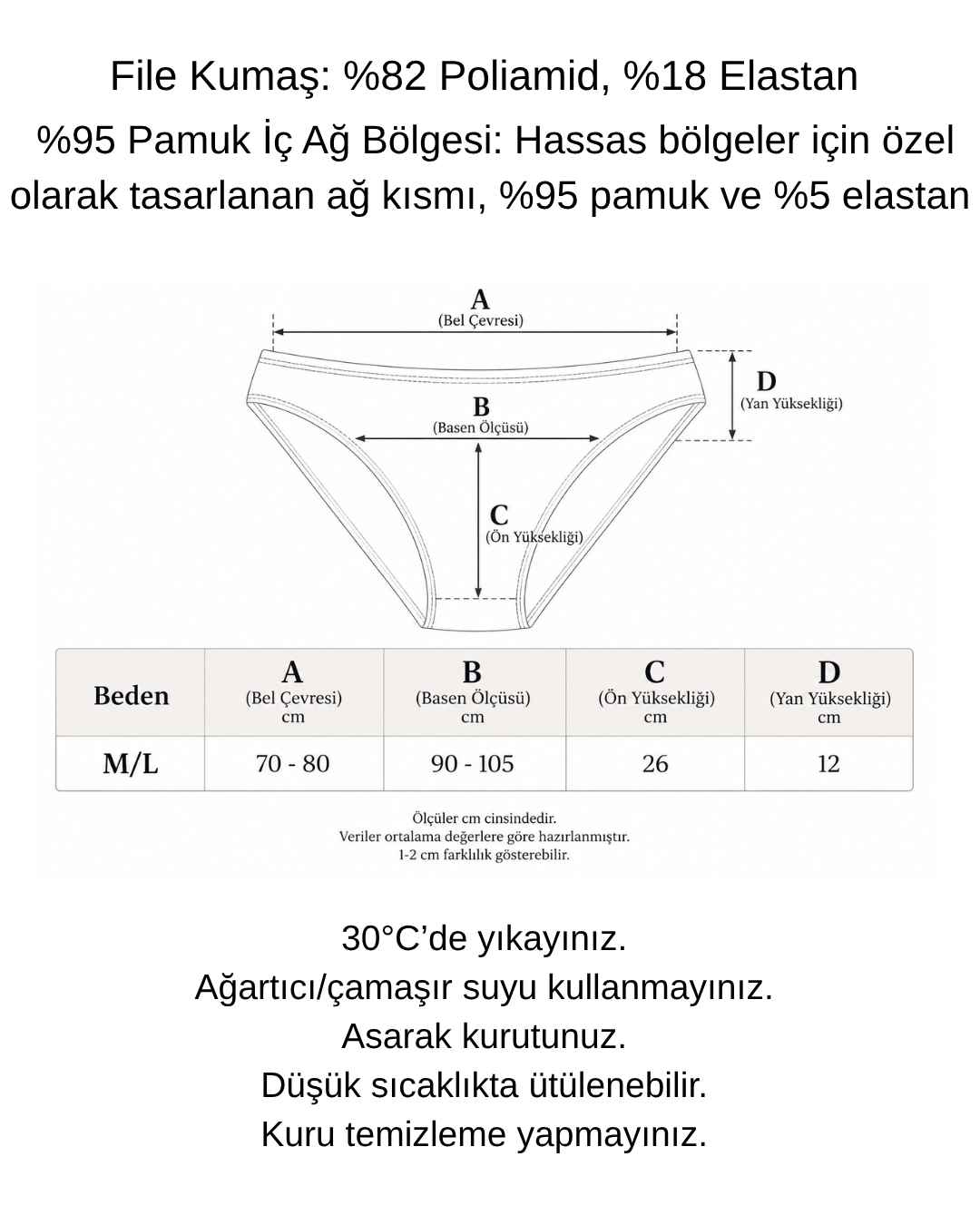 UN REAL 5’li Kadın Pamuklu Dudak Desenli Külot Seti