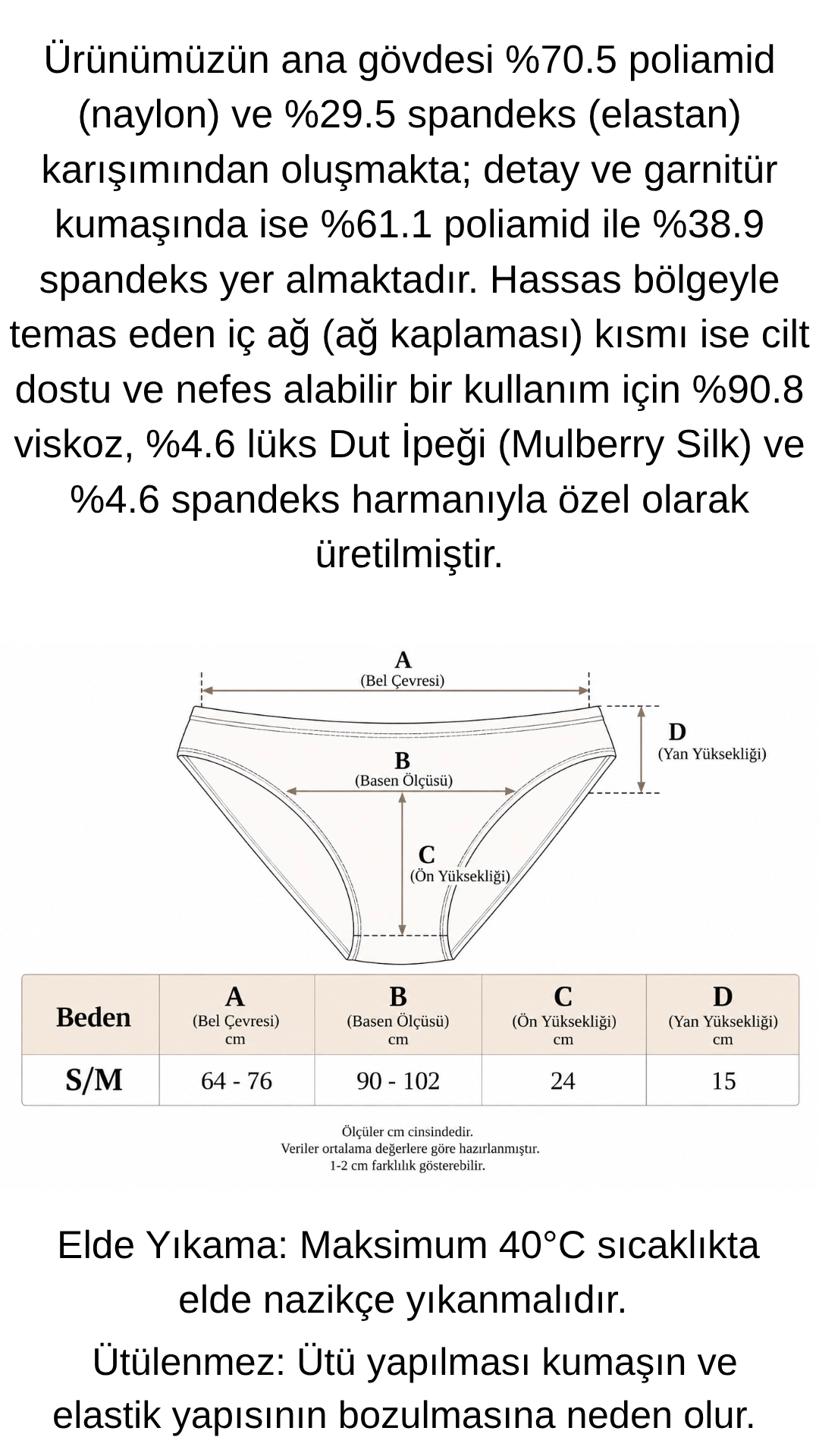 UN REAL 5’li Kadın Buz İpek İnci Detaylı Külot Seti