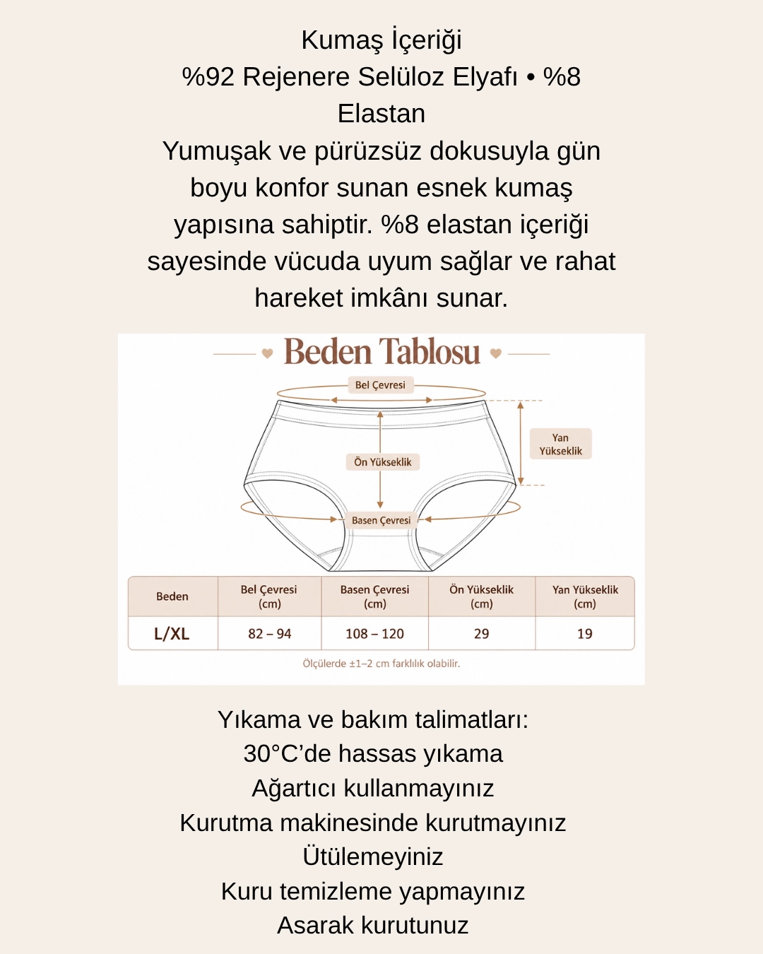 UN REAL 5’li Kadın Çiçek Desenli Dantel Detaylı Külot Seti L/XL