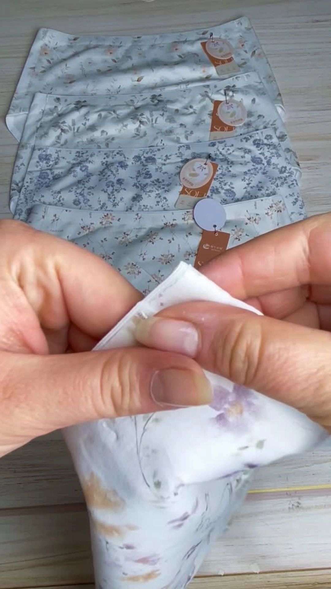 Un Real Lazer Kesim Çiçek Baskılı Külot 5’li Paket
