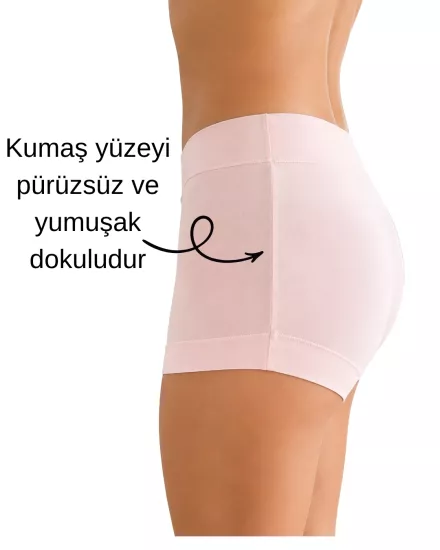 Un Real 5 li Kadın Bambu Yüksek Bel Külot Yumuşak Dokulu Sağlıklı İç Giyim