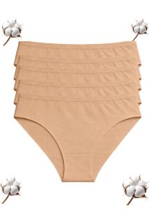 5’li Paket Kadın Slip Külot Lazer Kesim Dikiş İzi Yapmaz Esnek Pamuk Modal M/L/XL