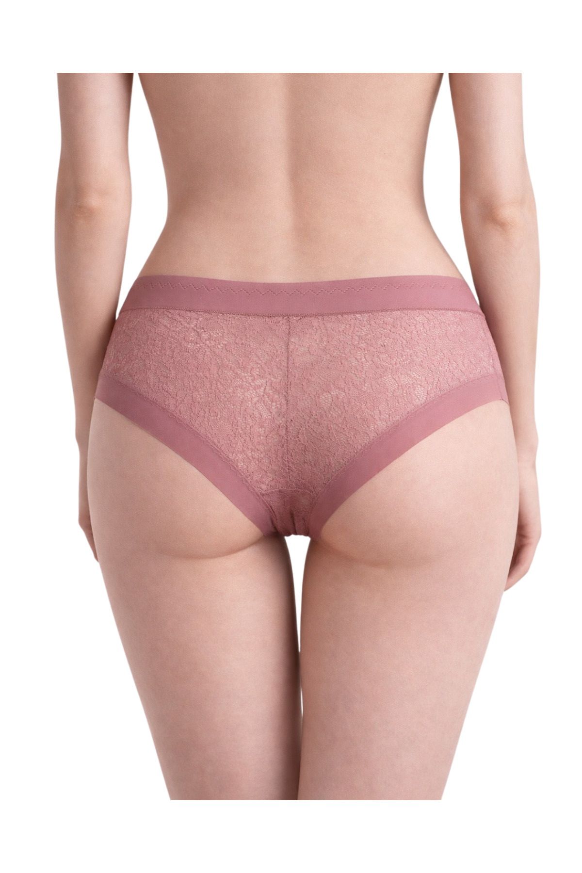 Kadın Lazer Kesim Dantelli Külot 5’li Set – İz Yapmayan, S/M