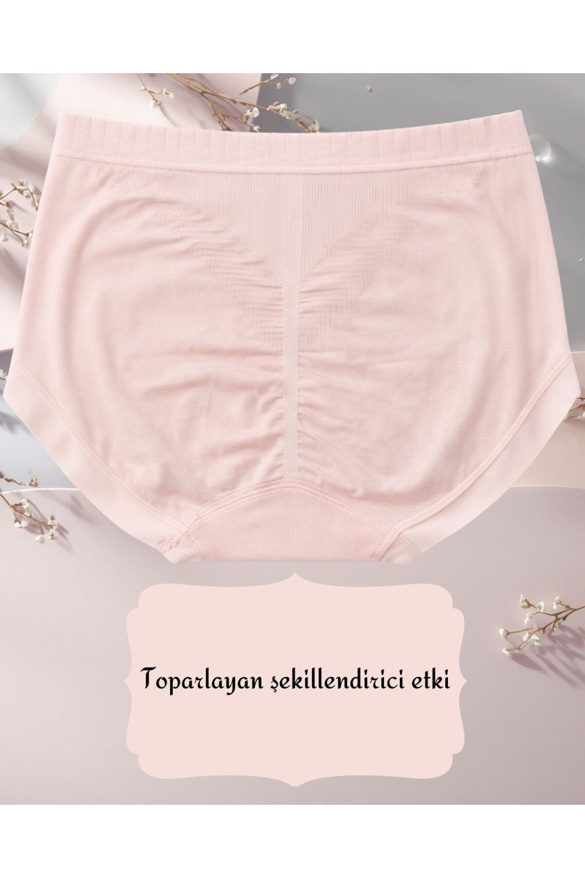 Yüksek Bel Toparlayıcı Seamless Kadın Külot 5’li Set Nefes Alan Yumuşak Doku M-L