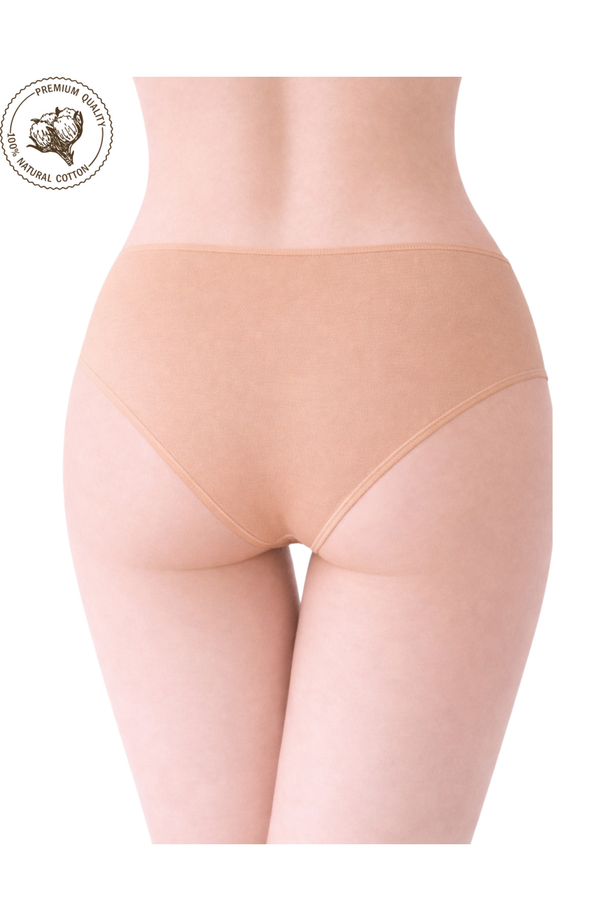 6’lı Kadın Bikini Külot Seti – İz Yapmayan Modal & Pamuk, Siyah / Beyaz / Ten Renk Seçenekli