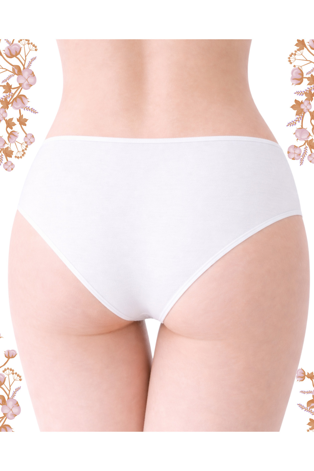6’lı Kadın Bikini Külot Seti – İz Yapmayan Modal & Pamuk 