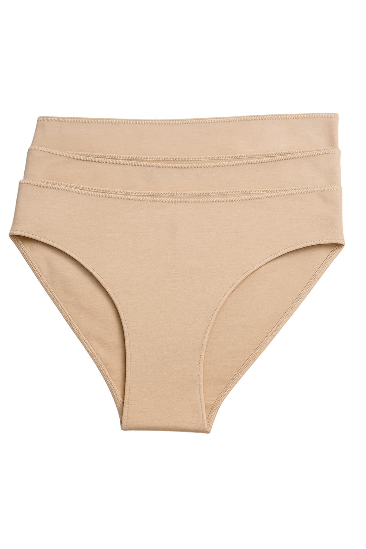 3’lü Modal Pamuk Bikini Külot – İz Yapmayan İnce Dikişli Kadın Slip Seti